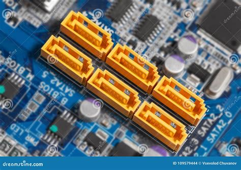 sata connectors on motherboard.